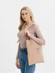Бежевый сумка шоппер Рыбак
