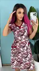 Домашняя туника-платье хлопок 100 %  HOME CLOTHES "D&I"