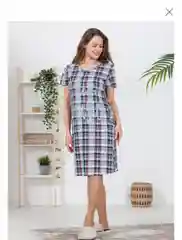 Домашняя туника - платье хлопок 100% HOME CLOTHES "D&I"