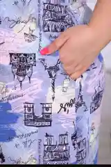 Домашняя туника-платье хлопок 100% HOME CLOTHES "D&I"