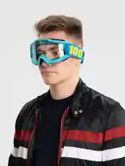 Голубой очки для мотокросса