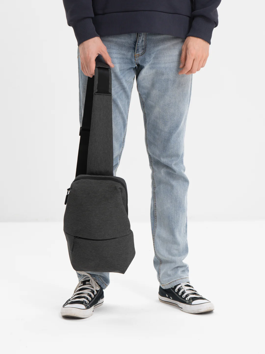 Черный рюкзак Xiaomi Mi City Sling Bag, DSXB01RM