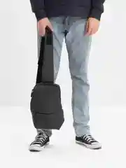 Черный рюкзак Xiaomi Mi City Sling Bag, DSXB01RM