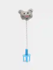 Серый игрушка для кошек дразнилка на пружине для гофро когтеточки