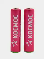 Перезаряжаемые аккумуляторные батареи "КОСМОС" R03 AAA, 1100MAh/R6, AA 2800MAh, 2 штуки