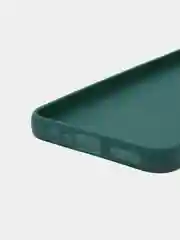 Тёмно-зелёный чехол для Realme C33 (Реалми С33) силиконовый, матовый