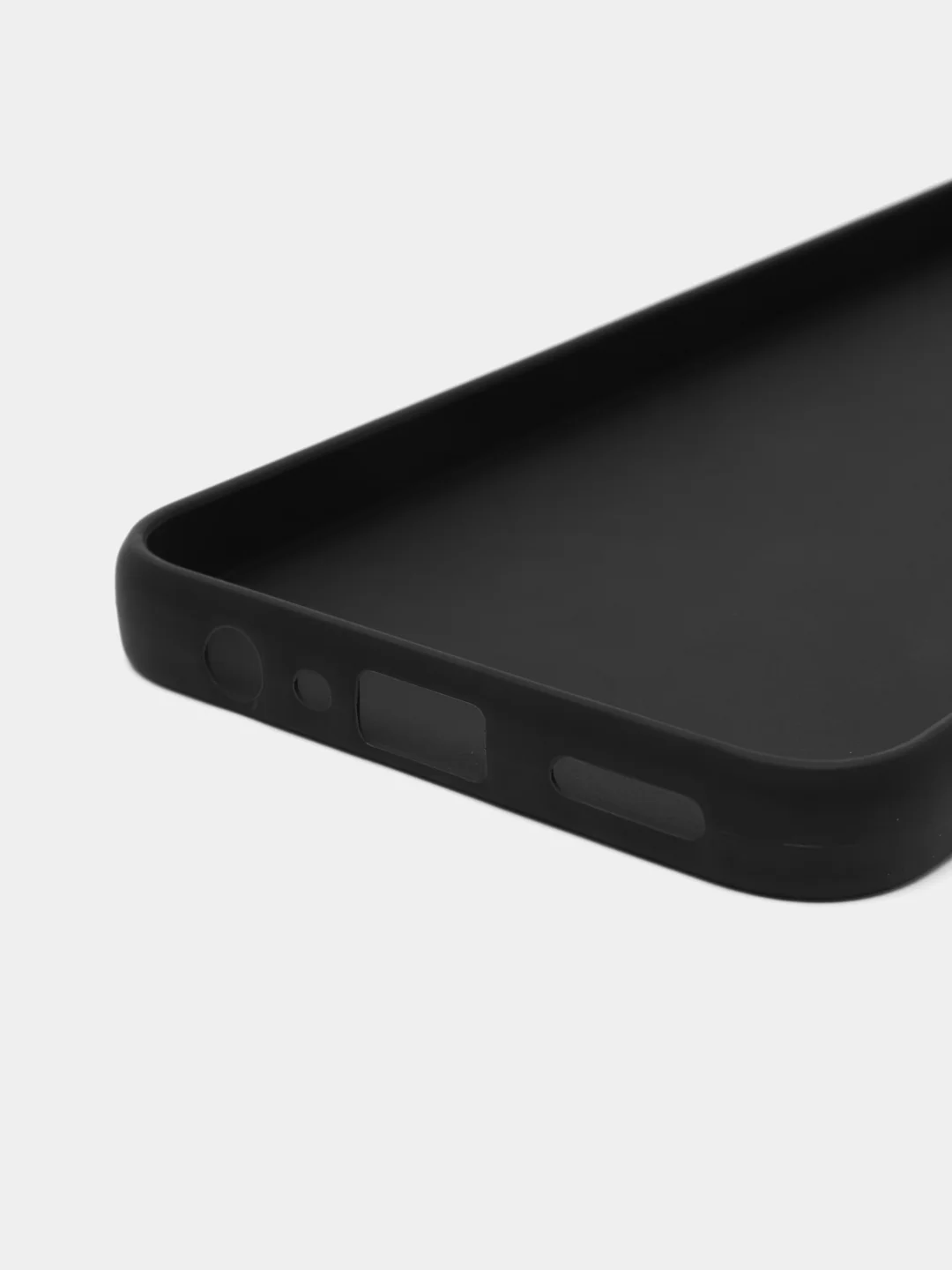 Черный чехол для Realme C33 (Реалми С33) силиконовый, матовый