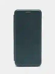 Тёмно-зелёный чехол-книжка для Tecno Spark 8C / Spark Go 2022