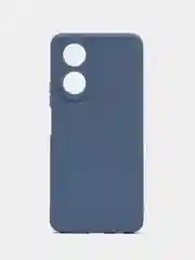 Синий меланж силиконовый чехол для Huawei Honor X7 (Хуавей Хонор Х7), с защитой камеры