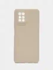 Молочный чехол противоударный для Infinix Note 10 Pro (Инфиникс Нот 10 Про), силиконовый