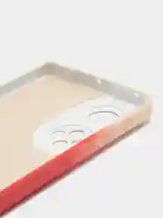 Коралловый меланж чехол Huawei Honor 50 (Хуавей Хонор 50), силиконовый, с мягким подкладом