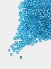 Небесно-голубой бисер стеклянный 12/0