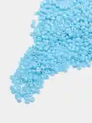 Голубой бисер стеклянный 12/0