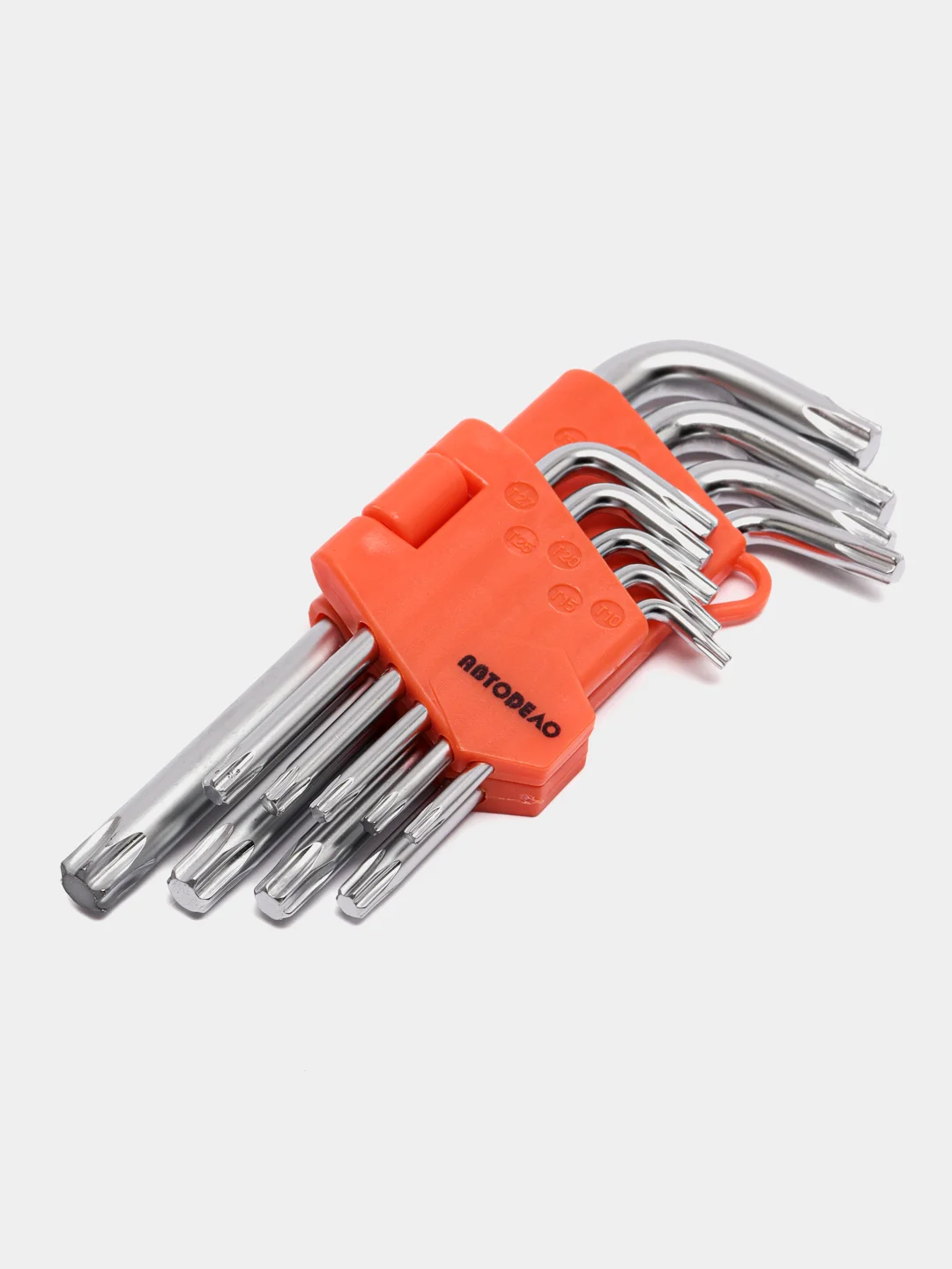 Набор ключей звездочка TORX, угловые, 9 штук