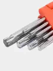 Набор ключей звездочка TORX, угловые, 9 штук