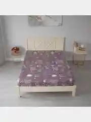 Коричневый комплект постельного белья Бязь 1,5/2/2-спальный с Евро простыней, Евро, Семейный КПБ, 70 х 70