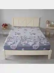 Серебряный комплект постельного белья Бязь 1,5/2/2-спальный с Евро простыней, Евро, Семейный КПБ, 70 х 70