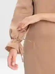 Бежевый платье вечернее