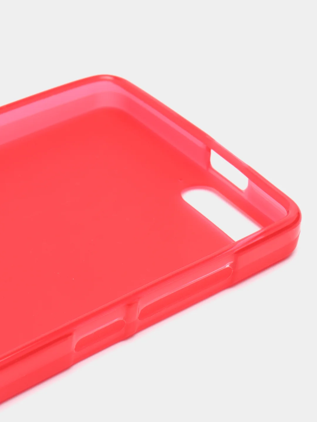 Красный силиконовый чехол на Huawei Ascend P7 Mini