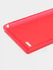 Красный силиконовый чехол на Huawei Ascend P7 Mini