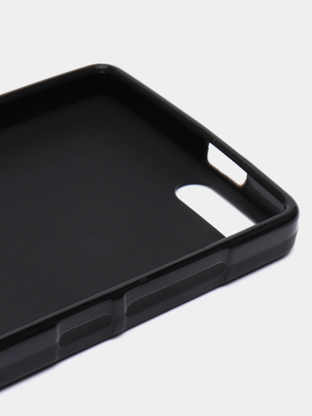 Черный силиконовый чехол на Huawei Ascend P7 Mini