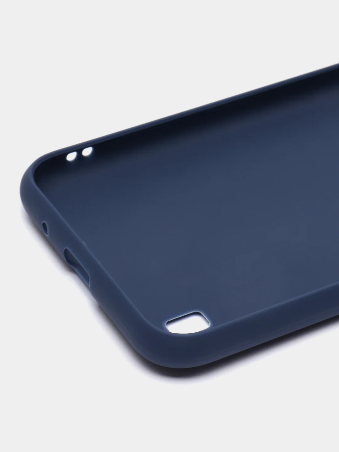 Синий чехол Samsung A02s, A10, A21S, A11,  A31, A02, M11, M01, A01, A50, A51, A6+