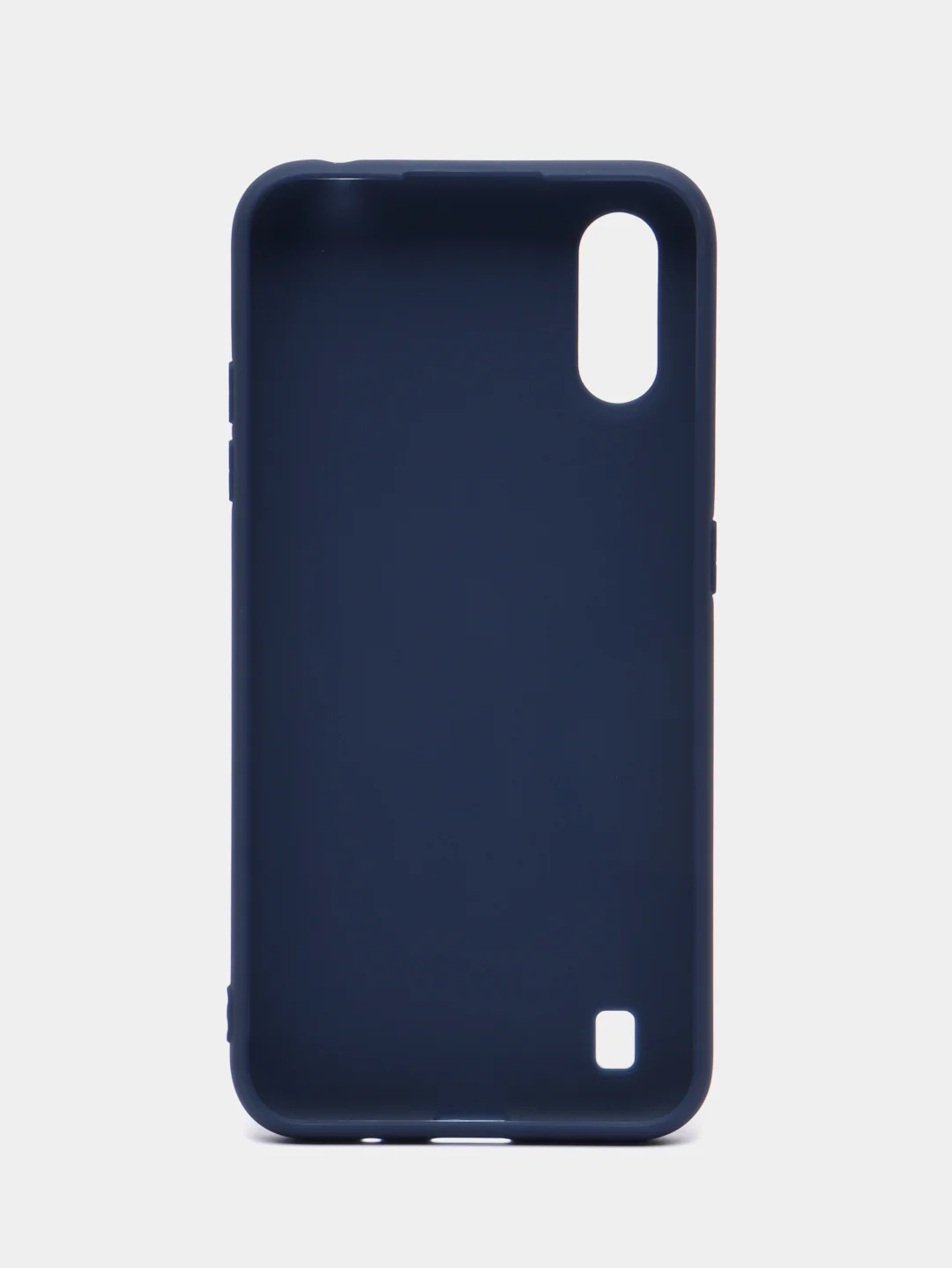 Синий чехол Samsung A02s, A10, A21S, A11,  A31, A02, M11, M01, A01, A50, A51, A6+