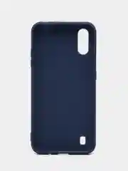 Синий чехол Samsung A02s, A10, A21S, A11,  A31, A02, M11, M01, A01, A50, A51, A6+