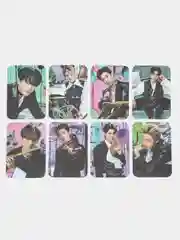Бирюзовый карточки k-pop "Stray Kids", ламинированные, 8 штук