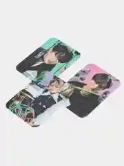 Бирюзовый карточки k-pop "Stray Kids", ламинированные, 8 штук