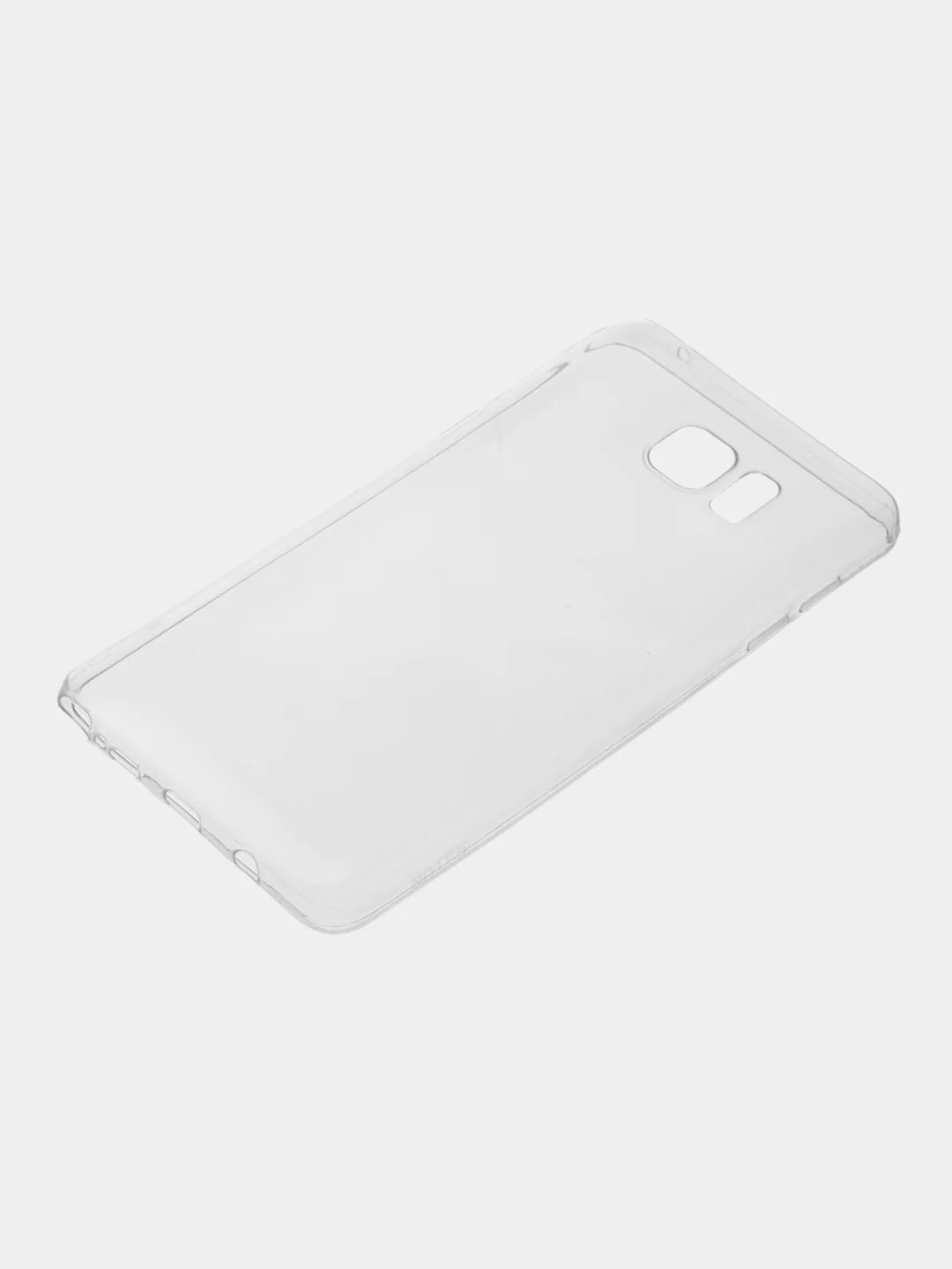 Прозрачный прозрачный силиконовый чехол на Samsung Galaxy Note 5