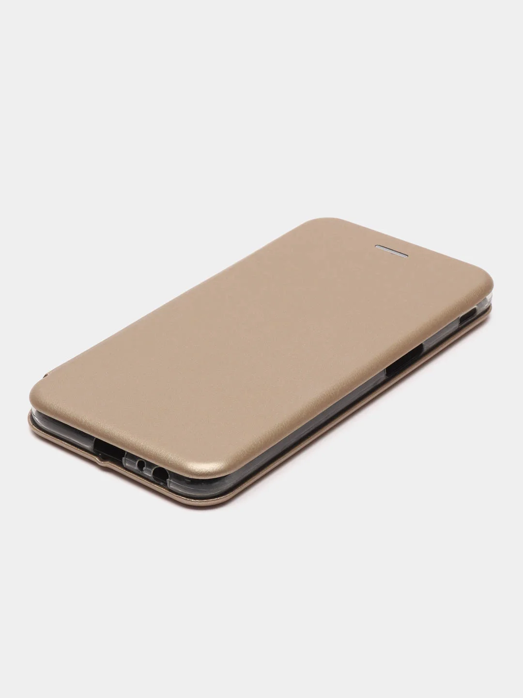 Золотой чехол-книжка для Samsung J6+