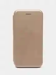 Золотой чехол-книжка для Samsung J6+