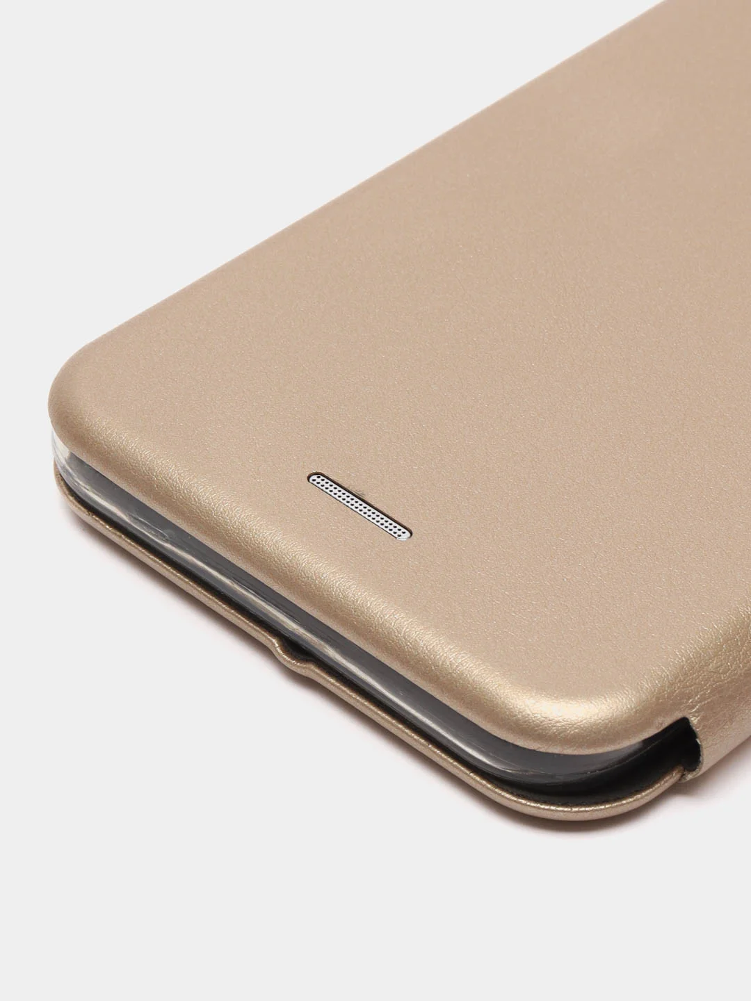 Золотой чехол-книжка для Samsung J6+