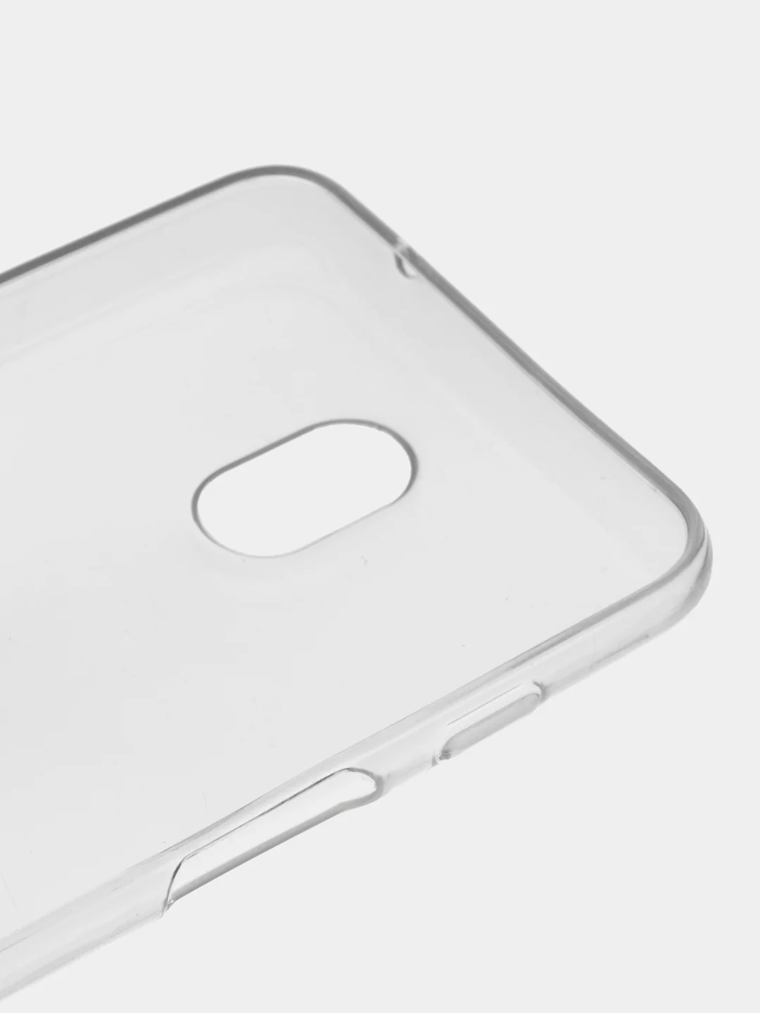 Прозрачный прозрачный силиконовый чехол на Meizu M6S