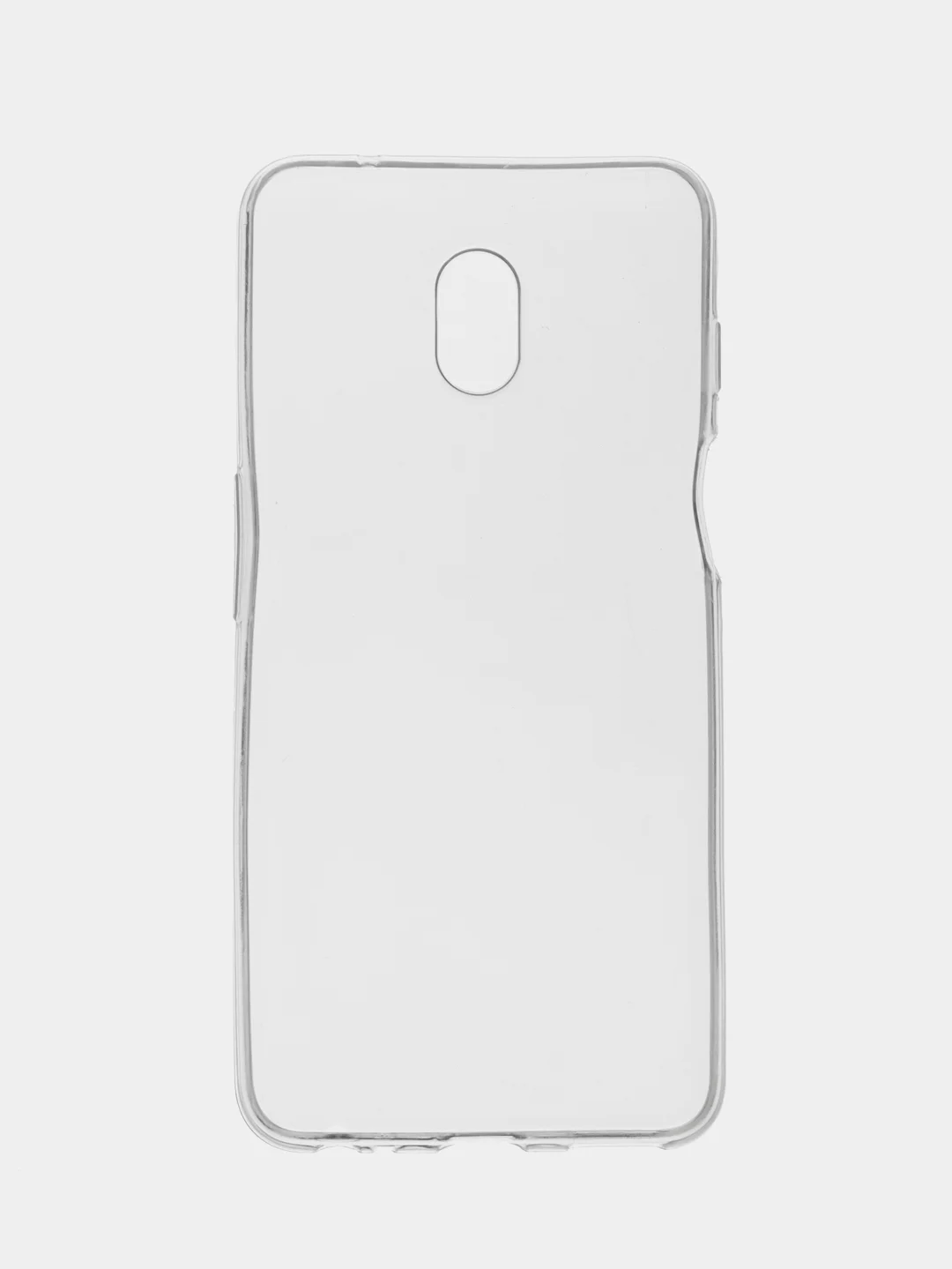 Прозрачный прозрачный силиконовый чехол на Meizu M6S