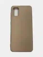 Пудровый чехол для Samsung A20s силиконовый c soft touch покрытием