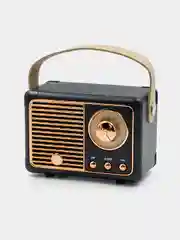 Колонка блютуз портативная "Ретро радио", Fm, USB, Bluetooth