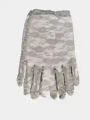Бежевый меланж перчатки ажурные
