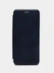 Синий чехол-книжка Картофан для Tecno Spark 9 Pro, Spark 9T, с функцией подставки, экокожа