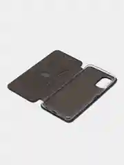Синий чехол-книжка Картофан для Tecno Spark 9 Pro, Spark 9T, с функцией подставки, экокожа