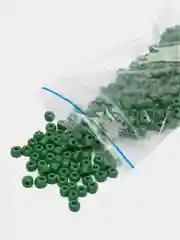 Лесной зеленый бисер, 6/0, 4 мм