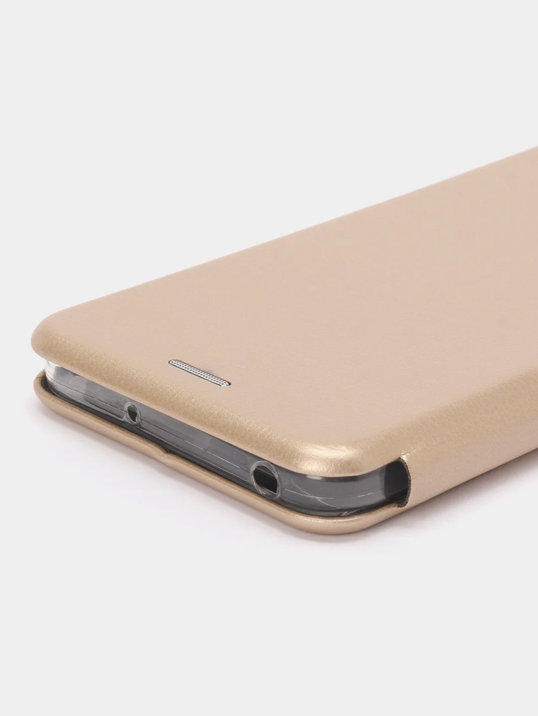 Золотой чехол-книжка Xiaomi Poco M5 / Poco M4 5G  (Поко М5)