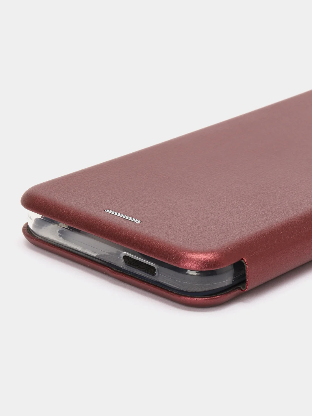 Багровый чехол книжка Xiaomi Poco C51 / Redmi A1 Plus / A2 Plus / A1+ A2+ ( Редми А1 Плюс А2 Плюс)