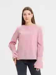 Розовый блузка женская "Tiffan"