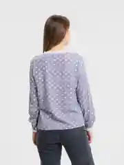 Серый металлик блузка женская Tiffan