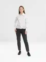 Белый блузка женская Tiffan