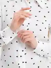 Белый блузка женская Tiffan