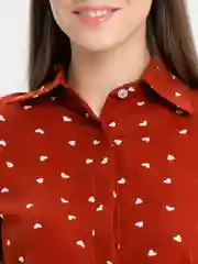 Бордовый блузка женская Tiffan