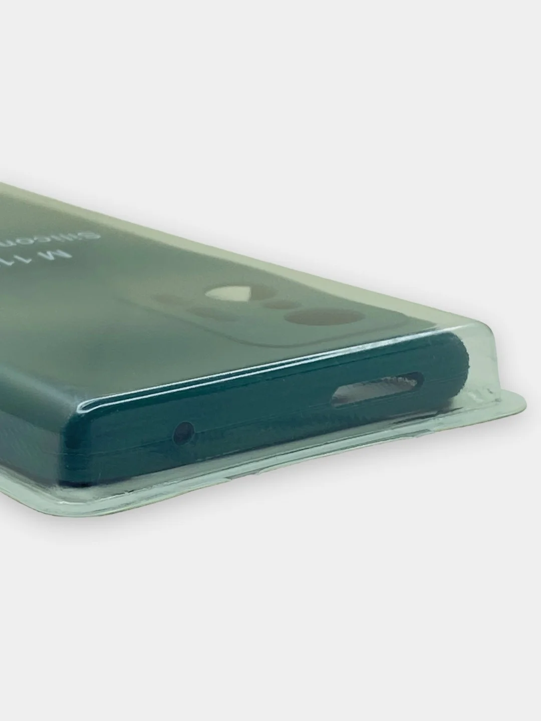 Тёмно-зелёный чехол Silicone Cover для Xiaomi 11T / 11T Pro, Сяоми 11Т / 11Т Про, силиконовый